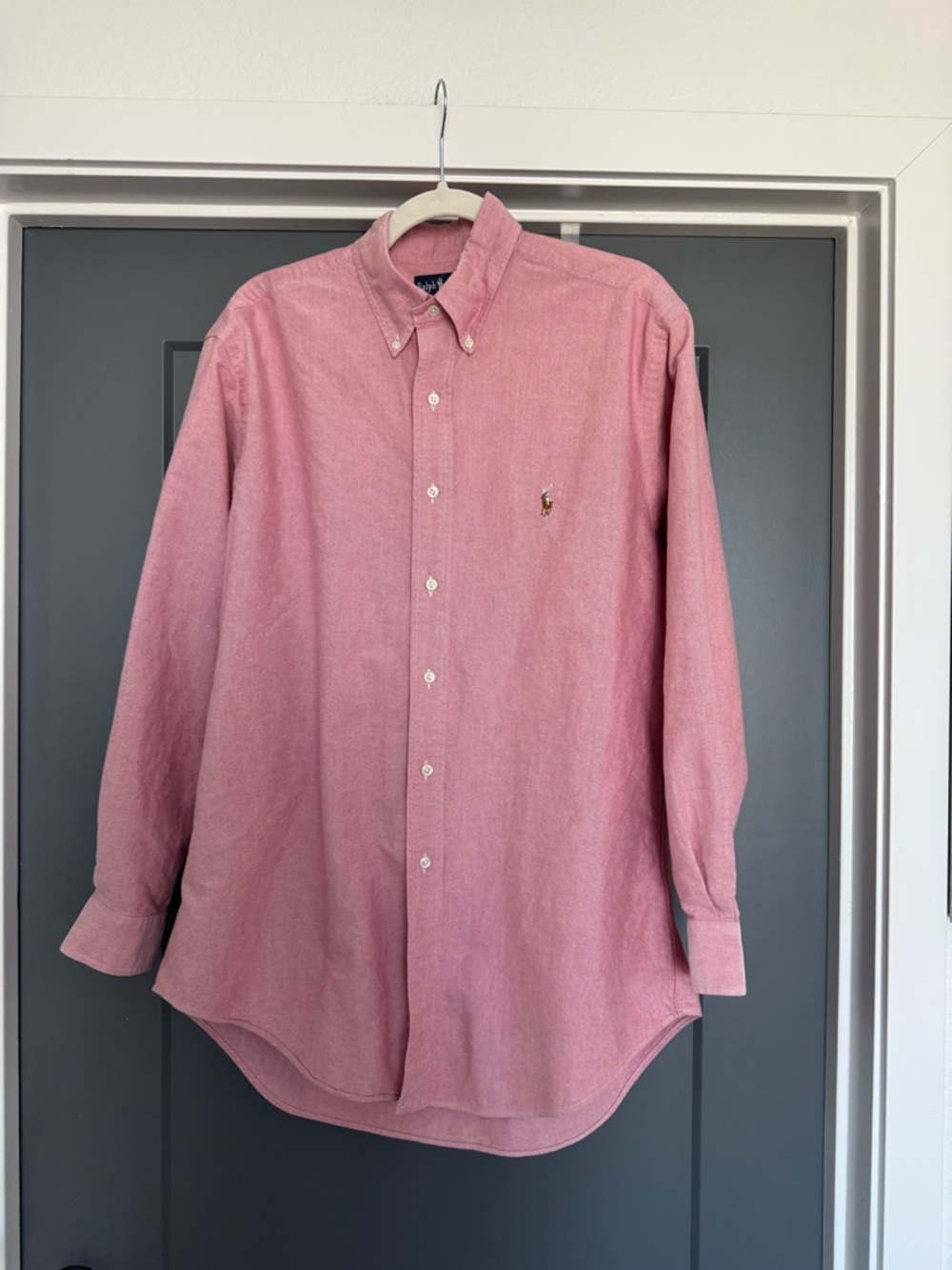 Ralph Lauren Pink Button-Down Oxford Shirt